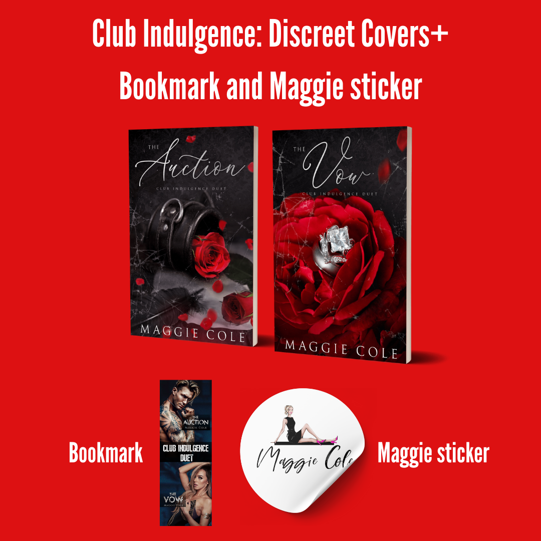 ONLY 2 LEFT: FLASH SALE-Club Indulgence: Discreet Covers+ Bookmark and Maggie sticker (Copy)