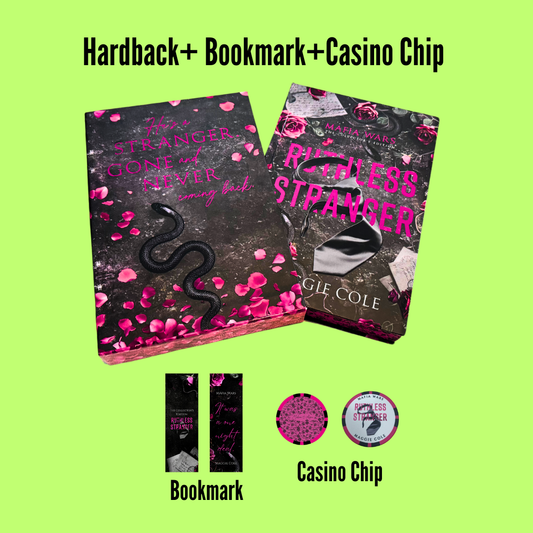 Hardback+ Bookmark+Casino Chip