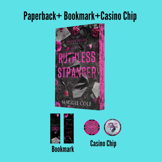 Paperback+ Bookmark+Casino Chip
